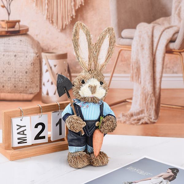 Rustik påsk Heminredning - Bunny Figurine Party Supplies
