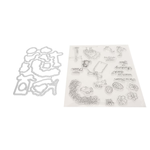Klar Stempel Gjenbrukbar Dekorativ Transparent Stempel for Fotoalbum Dagbøker Kort Håndverk