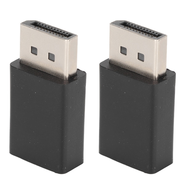 2st DP hane till MINI DP hona adapter högupplöst 8K 2 lägen Liten bärbar Lätt Displayport Kabelomvandlare