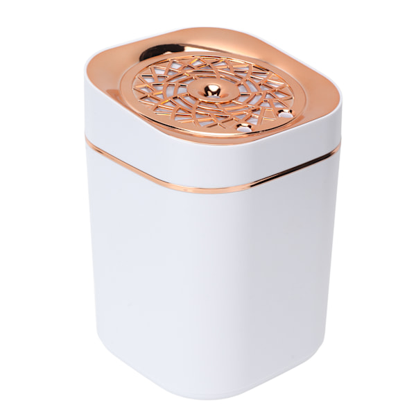 Luftfugter 3L Dobbelt Spray 360 Graders Befugtning USB Opladning Skrivebordsluftfugter med Farverig Ambient Belysning Guld