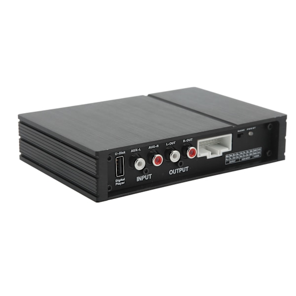 Bil DSP-forstærker 4-kanals RCA-indgang HD Bluetooth-appkontrol 12V Universal Lyd System