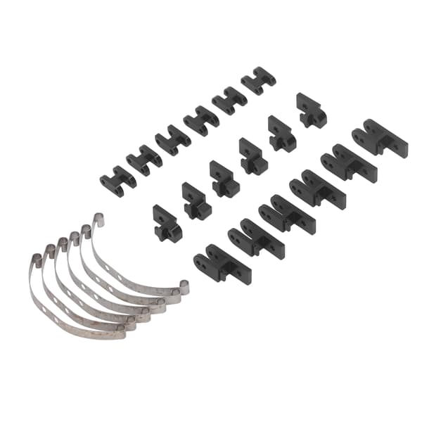 【NX】RC Støddæmper Tilbehør Professionel Aluminiumlegering Støddæmper Dele til WPL B4 24 1/16 RC Bil Sort
