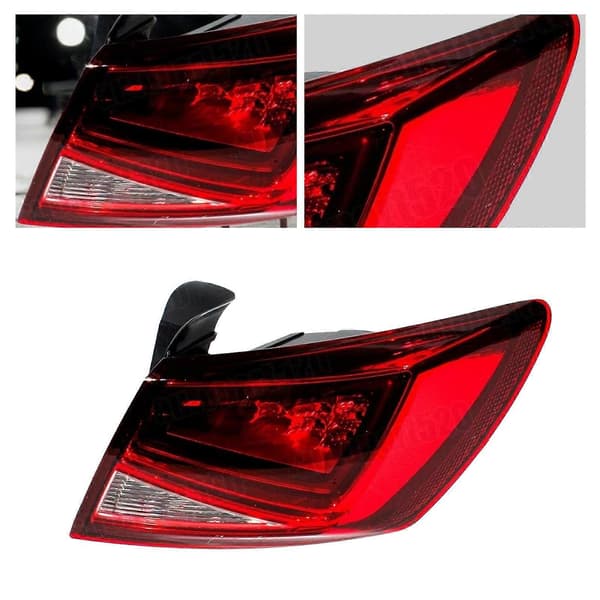 Kompatibel med Seat Leon Hatchback (5F1) 2013-2016 LED Baklykt Høyre SideOj