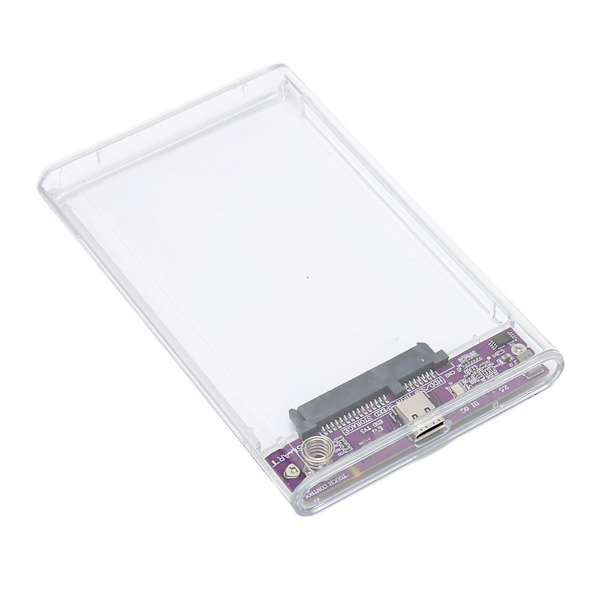 2,5 tommer Ekstern Harddisk Kabinet Støtter Maksimalt 2TB 10Gbps Klar HDD Kabinet 2,5 Type C til 2,5 tommer SATA HDD SSD