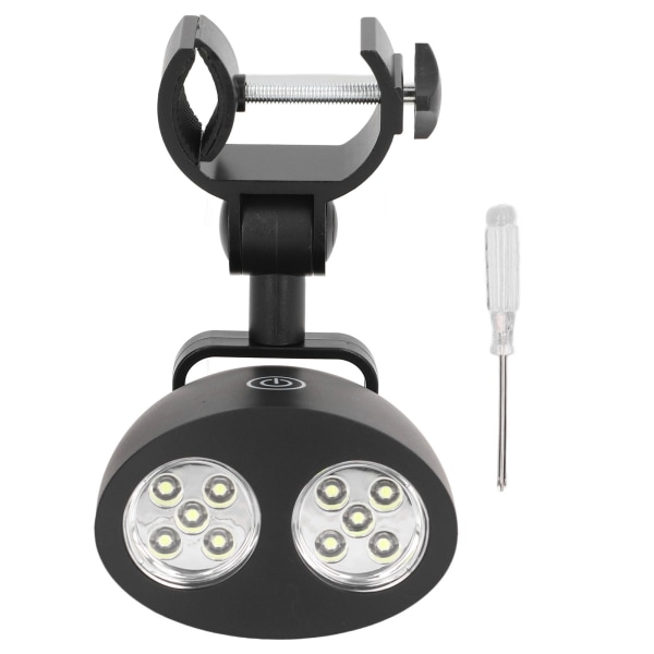 Grilllampe med 10 LED-lamper Camping nødblys for gass, kull og elektrisk grill