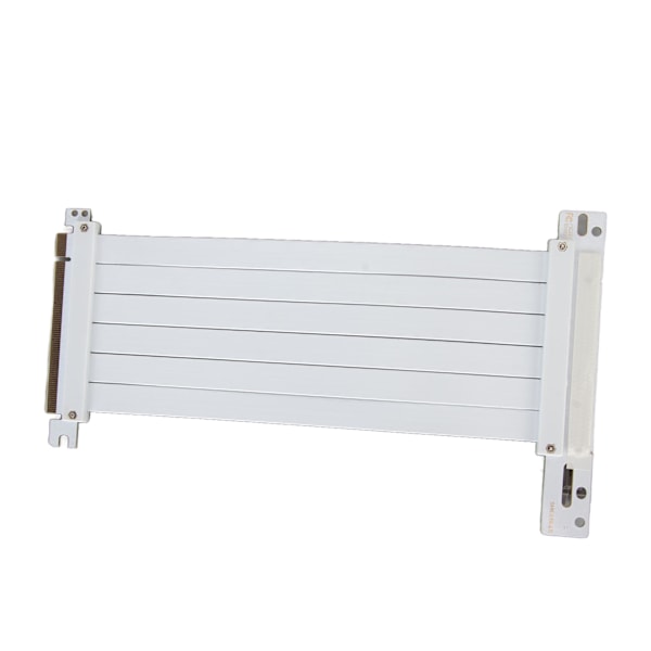 PCIE 3.0 X16 Riser-kabel Höghastighets flexibel 90-gradersförlängningskortförlängningsport Grafikkortförlängningskabel Vit 40cm / 15,7in