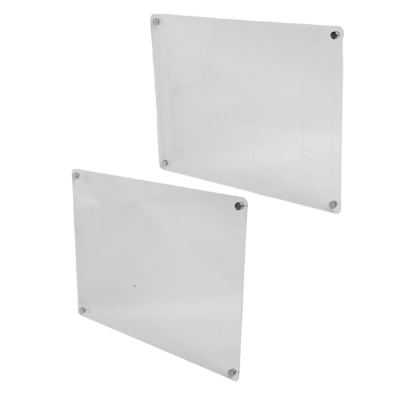 Kylskåp Dry Erase Board Transparent Magnet Recording Calendar Board för Alzheimerpatienter
