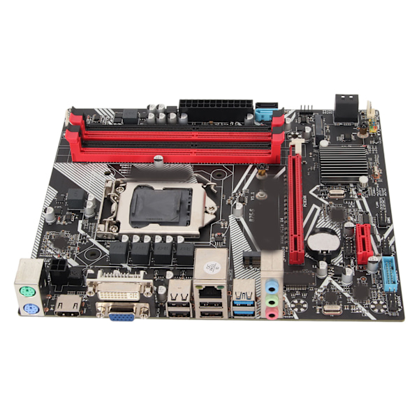 B75 S Mining Moderkort Dual Channel DDR3 LGA1155 Støtter VGA DVI HD Multimedia Interface ATX Moderkort med Gigabit NIC