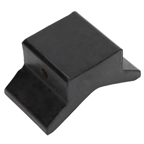 4in Universal Black Rubber Bow Stop Professional Boat V Block for Yachts Trailers Caravans