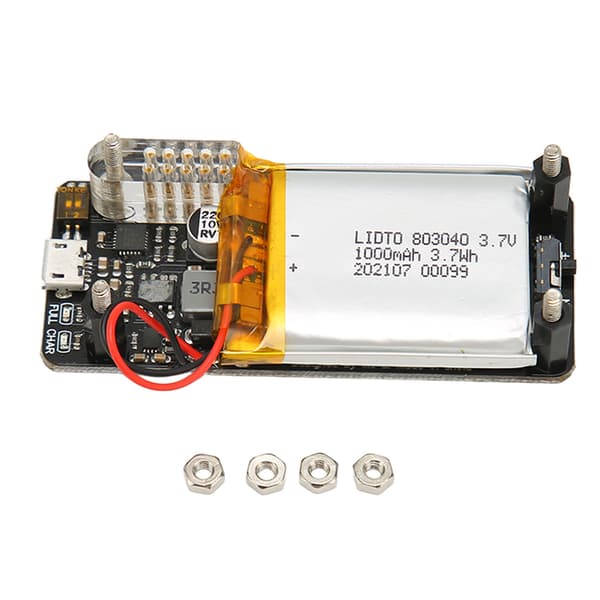 V1.2 UPS Power HAT Board 1000mAh Batteri 400mA Laddström UPS Lite V1.2 UPS HAT Board Kompatibel med Raspberry Pi Zero