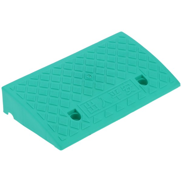 9cm Thickness Portable Curb Ramp Plastic Threshold Ramp for Driveway Car Supplies Green