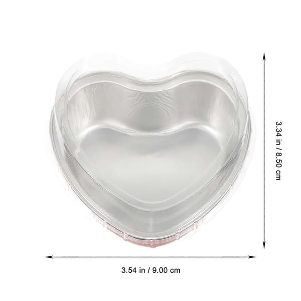 20 stk Engangsbageforme Aluminiumfolie Muffinsbageforme Ovn Kagebagekasser Rød[NX] Red 9X8.5cm