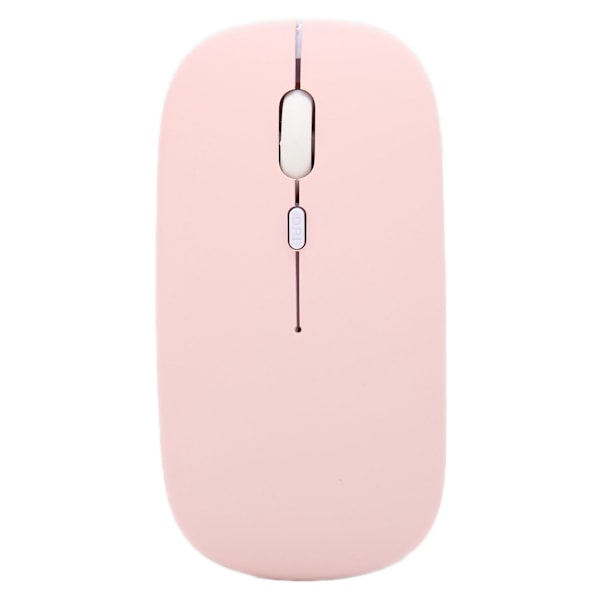 Trådløs mus Smart Mini Bærbar 3-hastighets DPI Justerbar trådløs mus for kontor bærbar PC Tablet Pink Frosted Single Mode