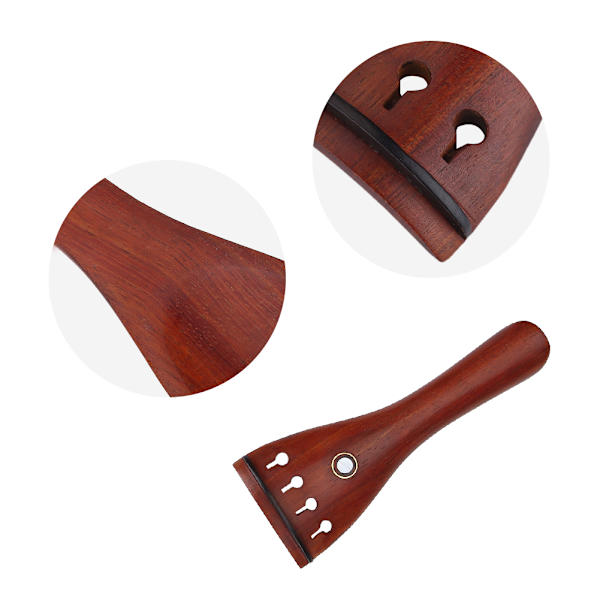 1 set violindelar i rosenträ 4/4 beslag Hakstödspinnar Bakstycke Tunners Endpin
