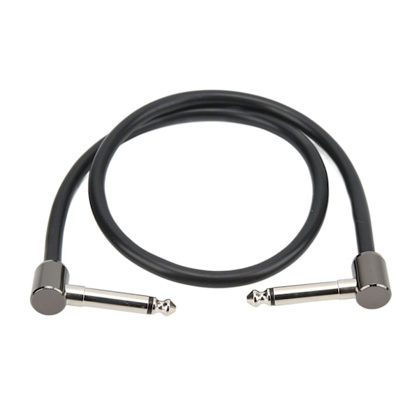 FC‑20 Effektkabel rätvinkelkontakt Akustisk gitarr Patch Pedalsladd Ljudtillbehör 50 cm