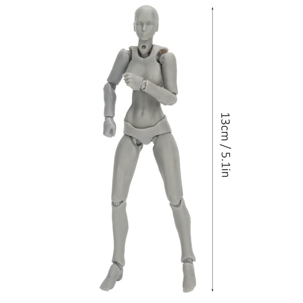 【NX】PVC Actionfigurmodell - Grå