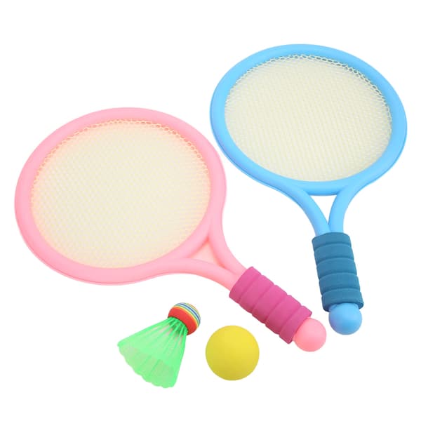 1 par barn badmintonracket tennisracket trening Balanse barnracket Søt barnracket med badmintongummiball