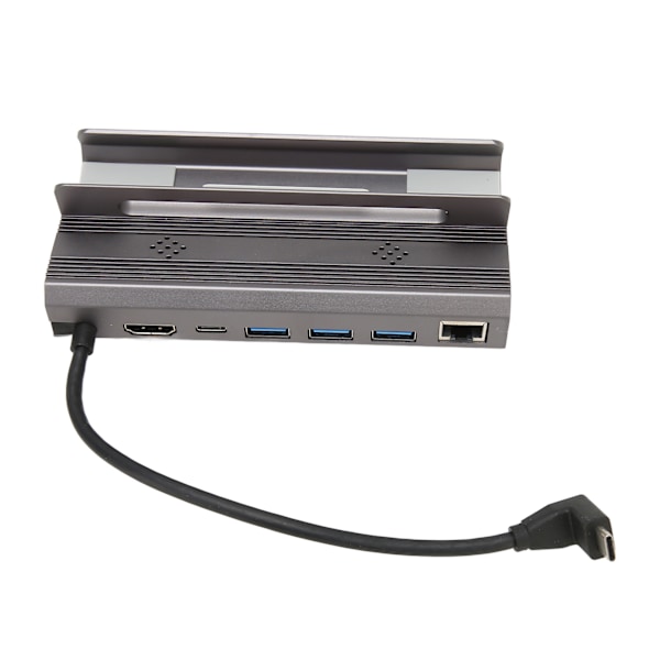 Dockningsstation för Steam Deck 6-i-1 4K 60HZ USB3.0 Hub Gigabit Nätverksport Spelkonsol Expander
