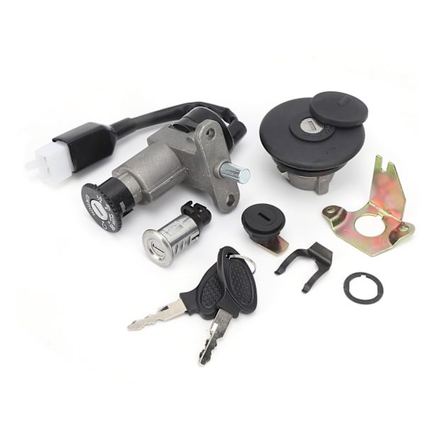Sytytyksen lukitusyksikkö 4-johdin kaasumopoille 50cc 150cc 139QMB GY6 kiinalainen mopo uutuus