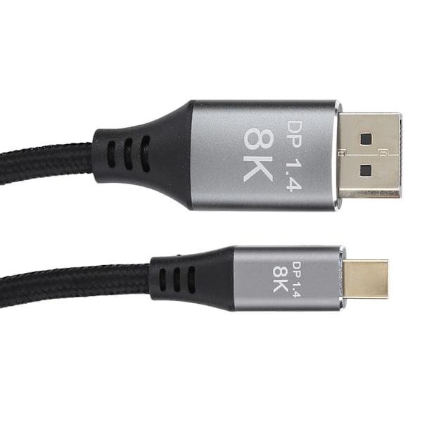 B0305&#8209;1 Mini DP til DP Adapterkabel 1.4 Versjon 8K Høydefinisjon 1 meter Lengde Mini DisplayPort Port