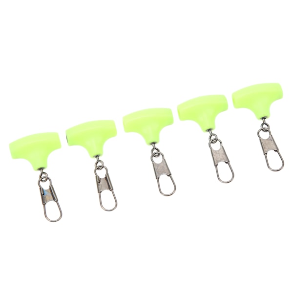 Fisklina Sänke Slides Fishing Float Connector Grön Lågmotstånd Float Connector Lure Line Tillbehör Stor T Typ