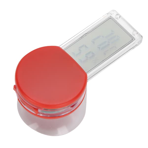Krybdyr Terrarium Termometer Hygrometer Digital Display Kæledyrstank Temperaturmåler Rød
