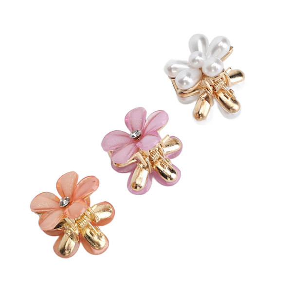 18 stk Mini Blomster Hårklemmer Små Blomster Hårklemmer Alle Matchende Søde Hårklemmer til Piger Kvinder