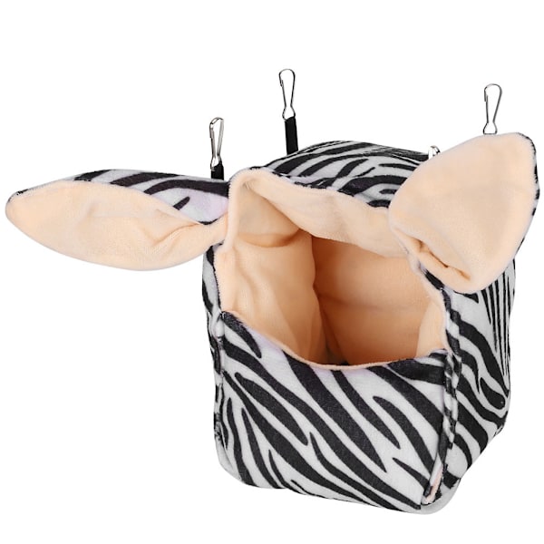 Tyk Sockerglidning Hold Varme Hvile Leg Cotton House Hamster Hængekøje (Pinto)