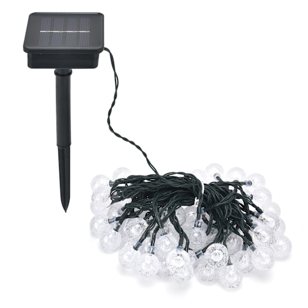9,5 m LED Solar String Light IP44 Vattentät String Lamp Warm Light med 8 ljuslägen för bröllopsfest på innergård och trädgård utomhus