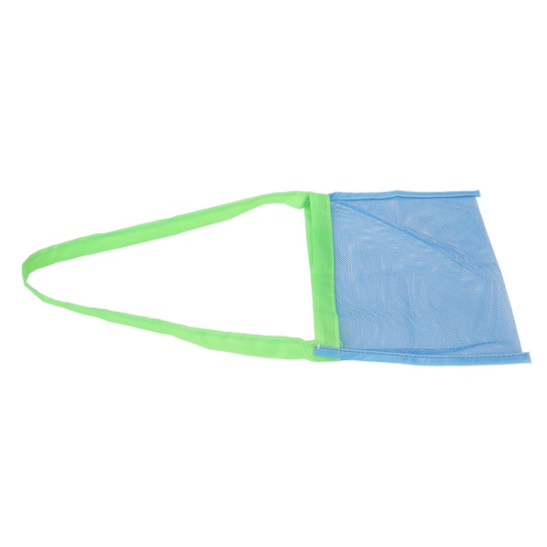 Kids Mesh Beach Bag Shell Samlar Stor kapacitet Mesh Candy Bag för att hålla sandleksaker