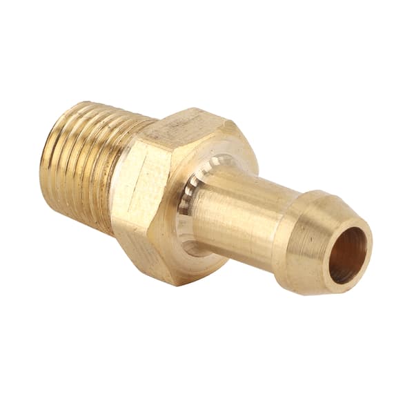 Turbolader Kompressorhus Messing Boost Nippel Slangekobling 1/8in 27 NPT Guld