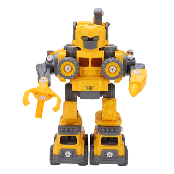 905B DIYC 5-in-1 rakennuskuorma-auto muuttuu robotiksi Purka robottilelut ajoneuvosarja 3+ vuotiaille pojille lapsille