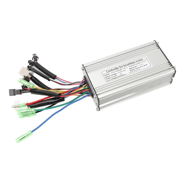 Neliöaaltoohjain 25A Sähköpyöräohjain 36V 48V Metallikuori SM-liittimellä 750W moottorille