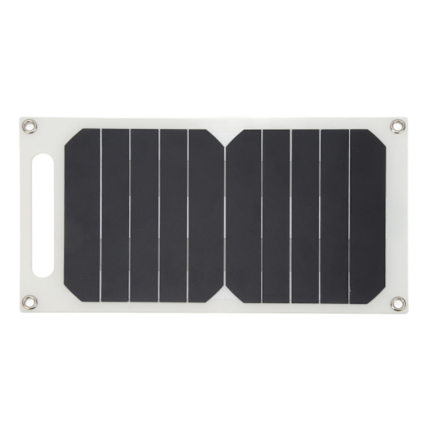 10W Solcellepanel USB-grensesnitt Miljøvennlig bærbar Strømgenerering Solcellepanellader