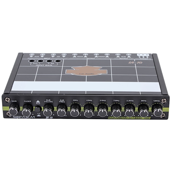 Bil 7 Bånds Audio Bas Restaurering Digital Equalizer Lydkontrol IA-10