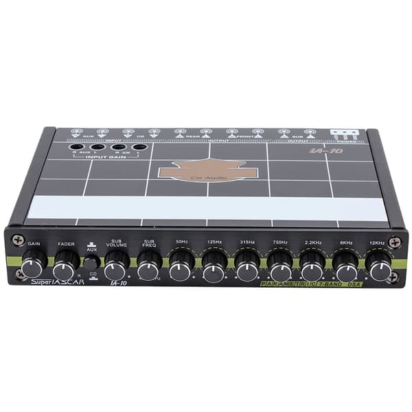 Bil 7-bands Audio Bass Restoration Digital Equalizer Ljudkontroll IA-10