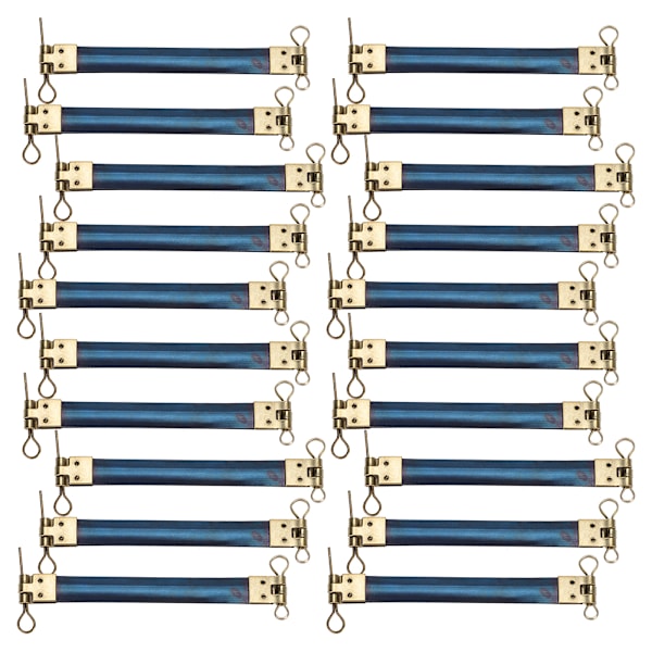 20 stk metal indre fleksible rammer retro til møntpung Tasker Penneetui DIY tilbehør