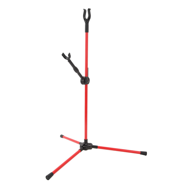 Bueskytte Recurve Bue Stativ Fiberglas Compound Bue Holder Letvægts 24,4 tommer Højde til Udendørs Rød