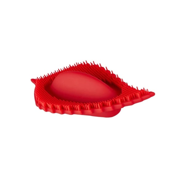 Oraway Vibrator Egg Safe Bekväm silikon Kvinnlig G-punkt Massager Masturbator for voksne mænd - Röd