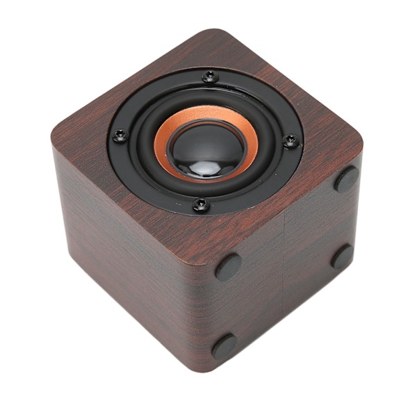 Bluetooth-kaiutin Monitoiminen retro langaton Bluetooth-kaiutin kotiin, matkalle ja ulkoiluun, pähkinä