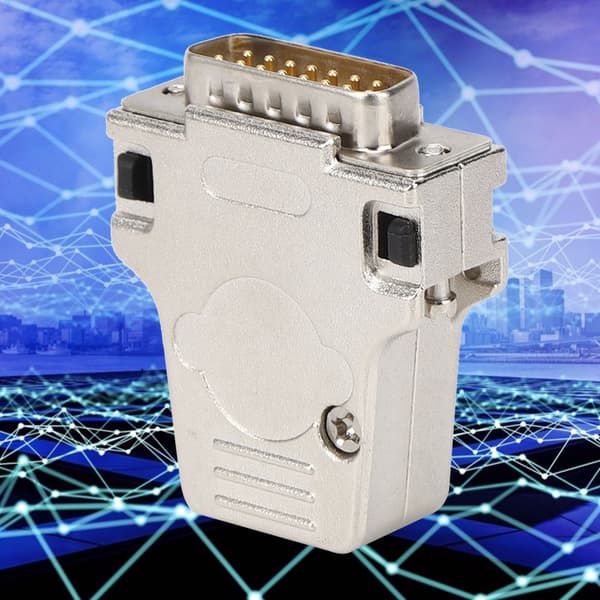 DB15P-180 D-SUB seriel stik metalskal 15-benet han-interface seriel adapter