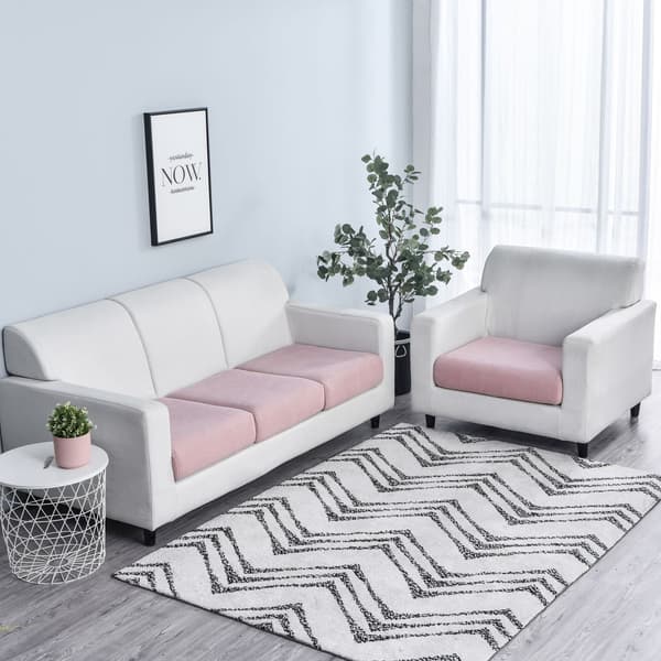 [NX]3st soffkuddfodral, mycket elastiskt individuellt sittdynsfodral, soffkuddfodral Pink