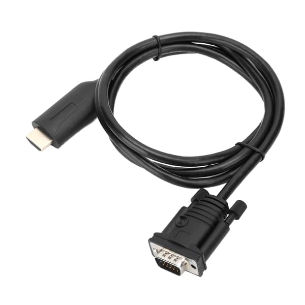 HDMI til VGA Konverter Adapter Digital til Analog Signal Transformator med 1.2m Kabel