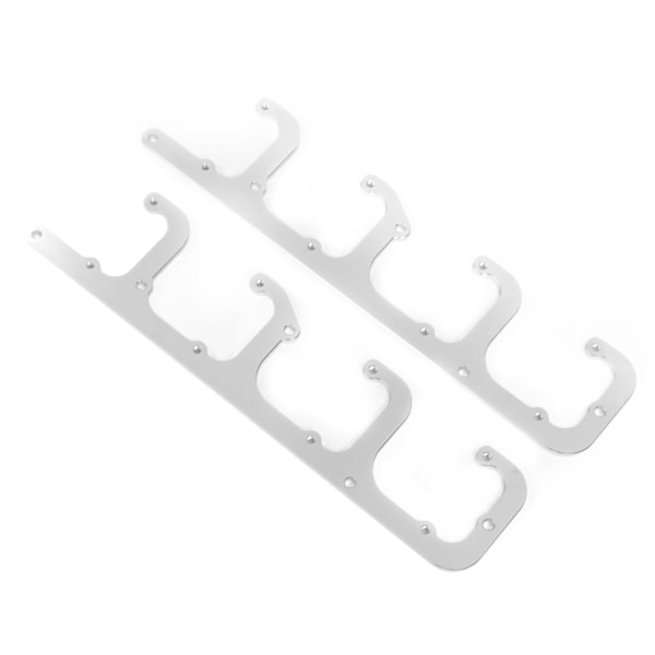 Kvadratiska Spolhållare Ventilkylare Silver Aluminiumlegering för LS1 LS3 LS2 LQ4 LQ9 LS6 L92 L99 L33 LR4 Motor