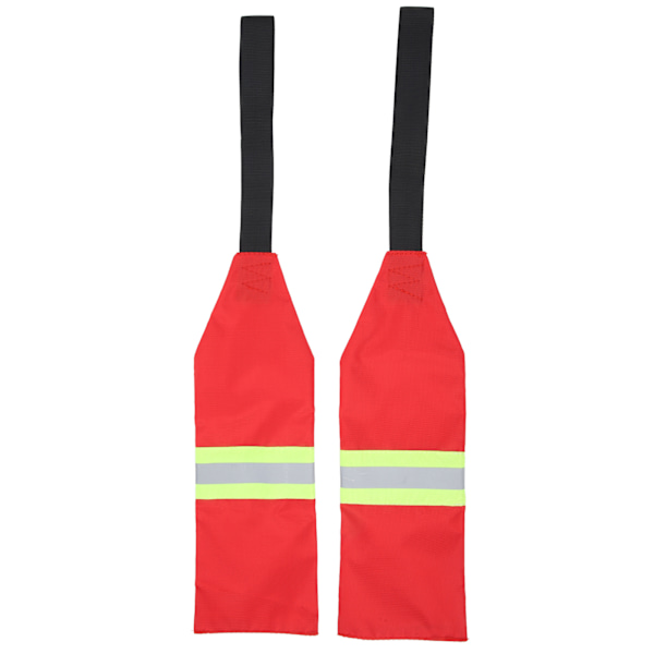2 st Kayak Varningsflagga Oxfordtyg Vikbar Kayak Varningsröd Säkerhetsflagga för Kayak Kanoter