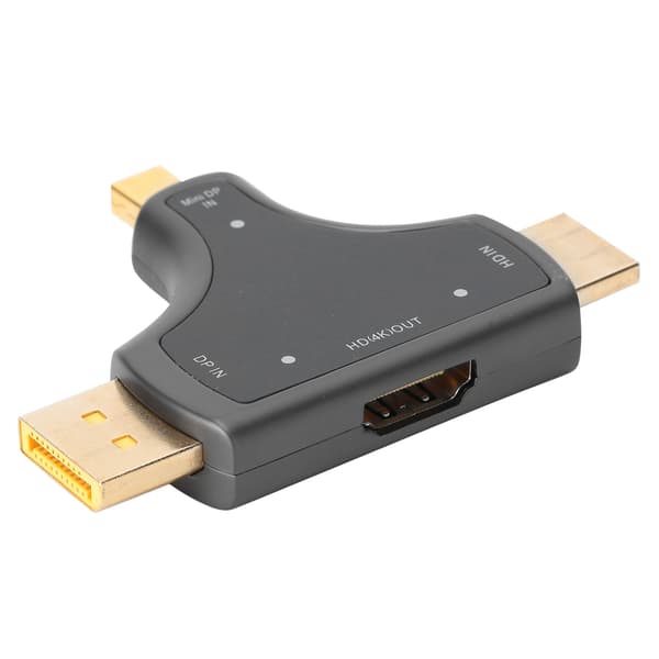 Adapter 3 I 1 Multi‑Funktion 4K HD Bærbar Notebook Drev‑Fri DP Interface D62A
