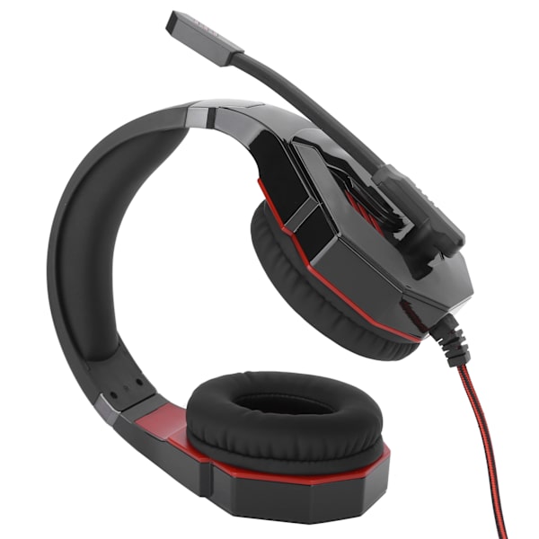 Kabelanslutet gamingheadset USB-port OverEar Headset Mic PC Headset Datortillbehör