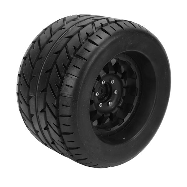 2 kpl RC-kuorma-auton renkaat Kumirenkaat kuusiokolopyörillä kytkimillä Arrma Traxxas HPI Tekno MT410 1/8 Monster Truck tyyppi B napa