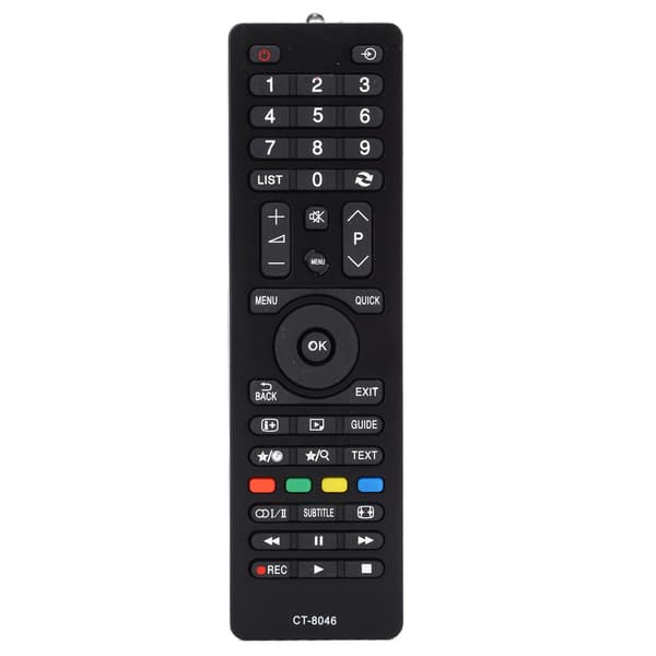 CT‑8046 Erstatningsfjernkontroll Slitesterk erstatningsfjernkontroll for Toshiba 32D1533DB TV