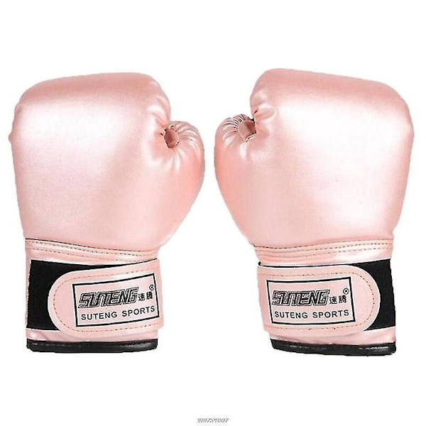 Børnebokshandsker til Punching Bag, Kickboxing, Muay Thai, MMA Træning - Pink (Alder 3-10)